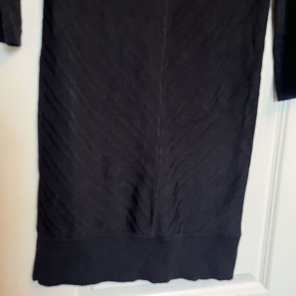 White House Black Market Sweater Dress Cotton stretch Knit Mini size XS - Picture 4 of 11